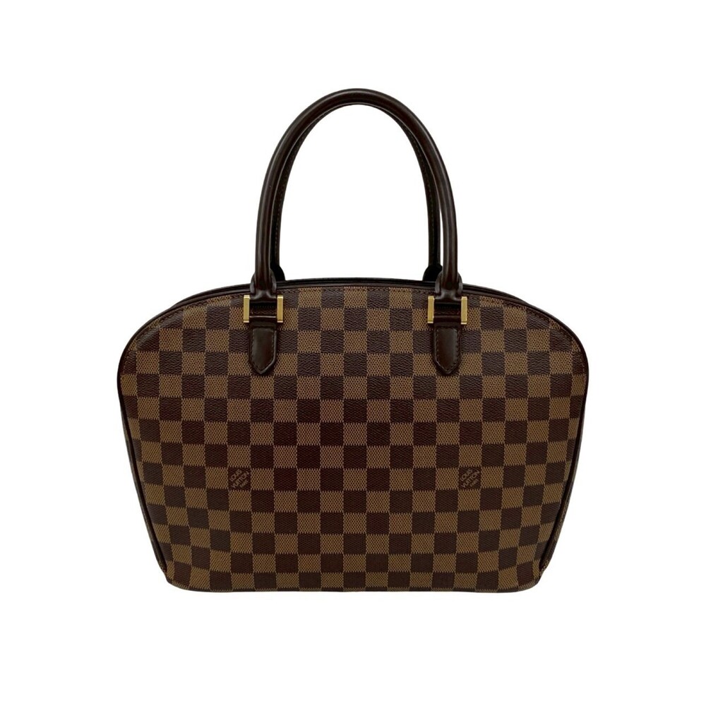 LOUIS VUITTON Brown Damier Leather Boston Bag - Picture 3 of 10